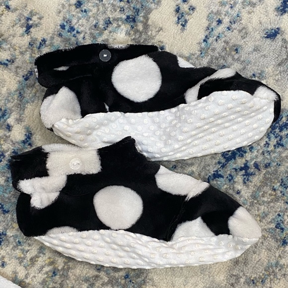 Footie One Piece PJ’s new XL Bear Polkadot Fleece - Picture 3 of 8